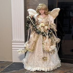 Large 23in Christmas Angel Tree Topper